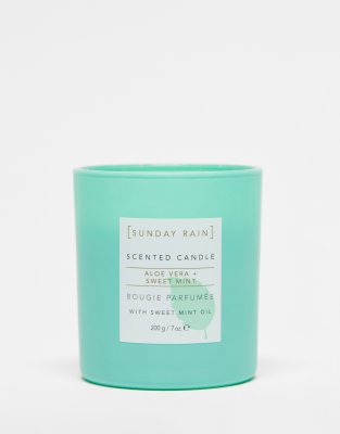 Sunday Rain Aloe Vera & Sweet Mint Candle 200g