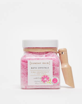 Sunday Rain - Badekristalle mit dem Duft nach rosa Grapefruit und Meersalz - 500 g-Keine Farbe