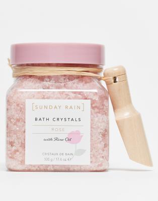 Sunday Rain - Badesalz mit Rosen, 500 g-Keine Farbe