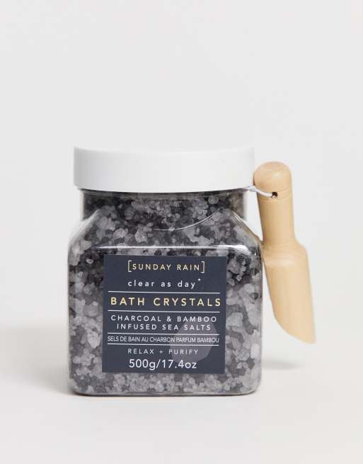 Sunday Rain – Bath Crystal Salts Charcoal – Badsalt