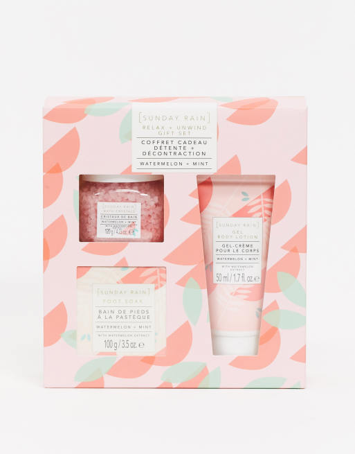 Sunday Rain Relax and Unwind Set in Watermelon