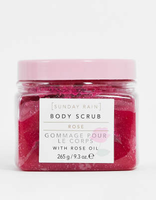 Sunday Rain Rose Body Scrub 265g