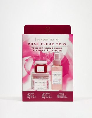 Sunday Rain Bath & Body Rose Fleur Gift Set