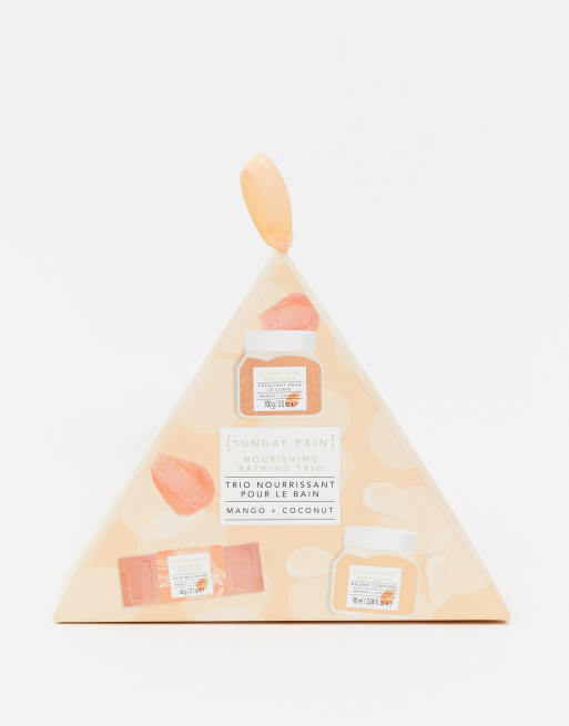 Sunday Rain - Set di due prodotti da bagno nutrienti al mango e al cocco