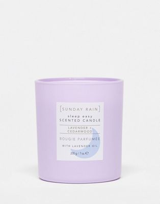 Sunday Rain Sleep Easy Lavender Candle 200g-No colour
