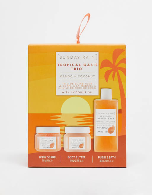 Sunday Rain – Tropical Oasis – Zestaw trzech produktów pielęgnacyjnych