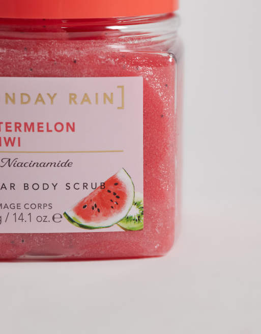 Sunday Rain - Watermelon + kiwi scrub: 265g, 2 van 4
