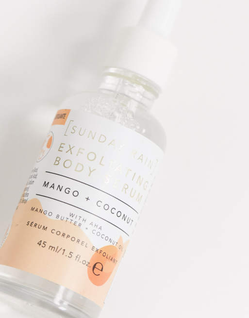 Sunday Rain – Złuszczające serum do ciała z mango i kokosem, 4 z 4