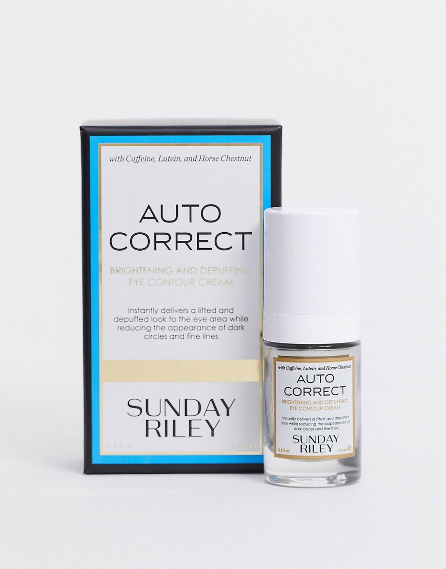 Sunday Riley - Auto Correct Eye Cream 15g-Zonder kleur