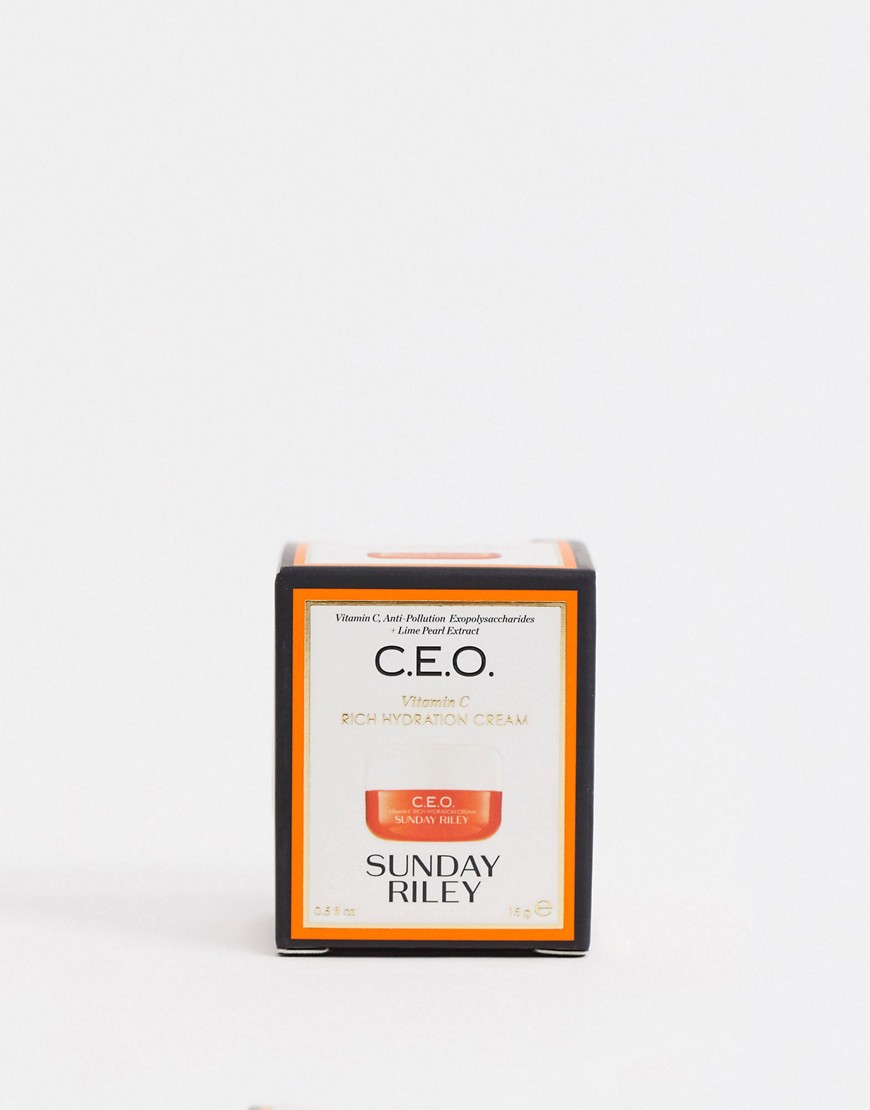 Sunday Riley - CEO - C-vitaminberikad fuktighetskräm 15 g-Ingen färg
