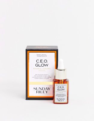 Sunday Riley CEO Glow Vitamin C and Turmeric Face Oil 15ml-Zonder kleur