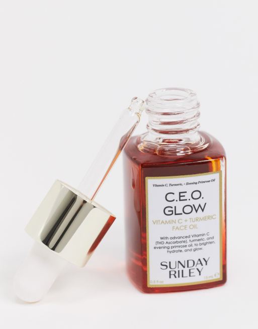 Sunday Riley CEO Glow Vitamin C and Turmeric Face Oil 15ml, 3 of 4