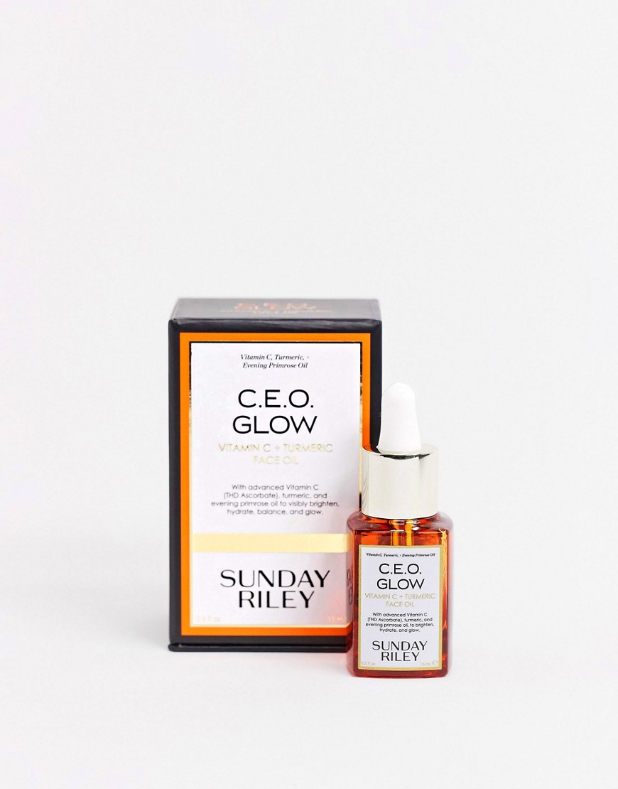 Sunday Riley – CEO Glow Vitamin C and Turmeric Face Oil – Ansiktsolja 15 ml-Ingen färg