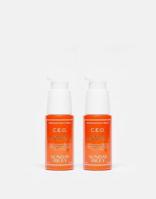 Sunday Riley CEO Vitamin C Brightening Serum 30ml Duo (Save 29) ASOS