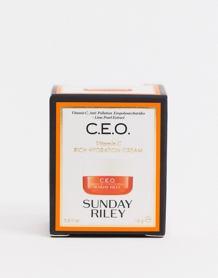 Sunday Riley CEO Vitamin C Rich Hydration Cream 0.5 fl oz-Clear
