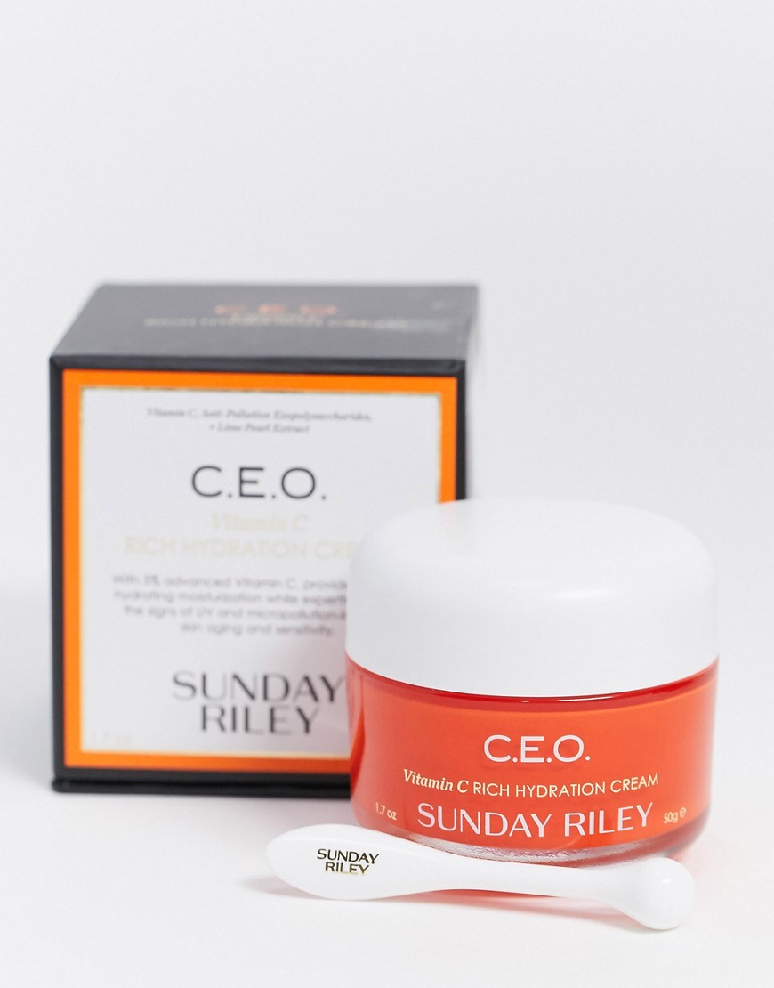 Sunday Riley CEO Vitamin C Rich Hydration Cream 1.7 oz-Clear