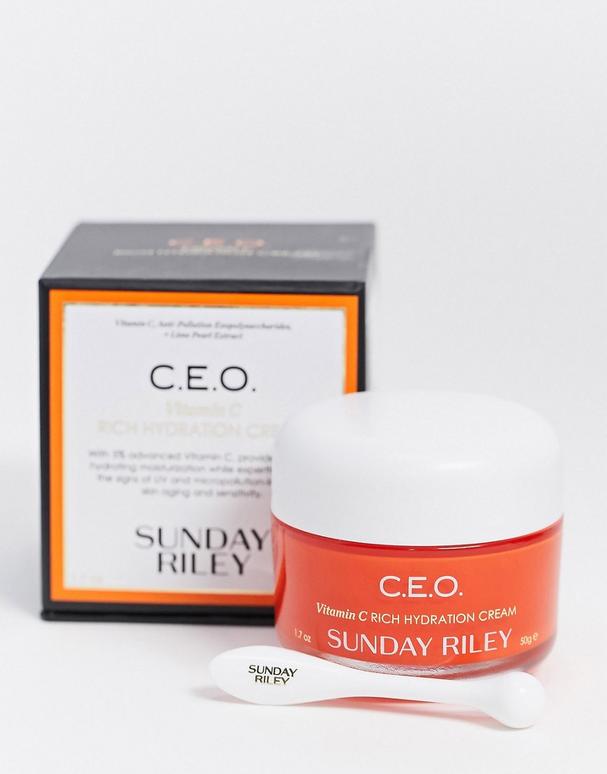 Sunday Riley CEO Vitamin C Rich Hydration Cream 50g-Clear