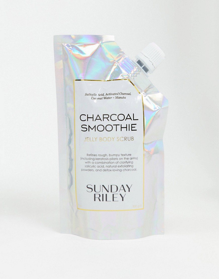 Sunday Riley - Charcoal smoothie jelly body scrub 200 g-Geen kleur