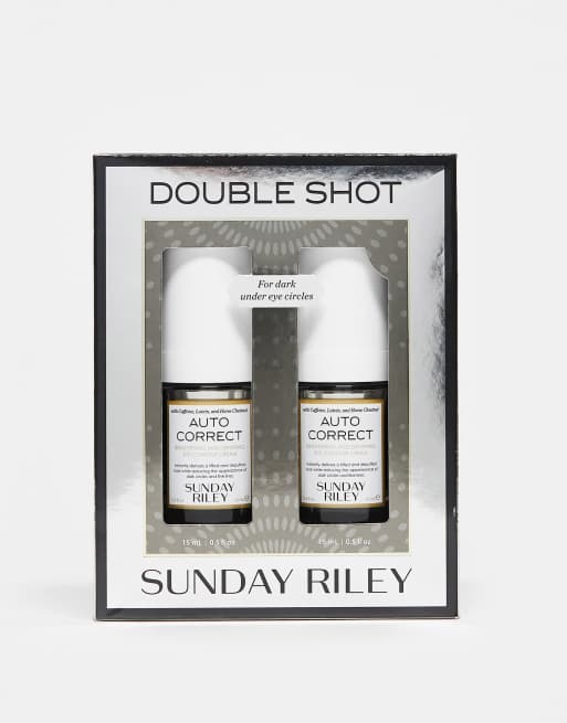Sunday Riley – Double Shot Auto Correct Duo – Hudvårdsset (spara 32%)