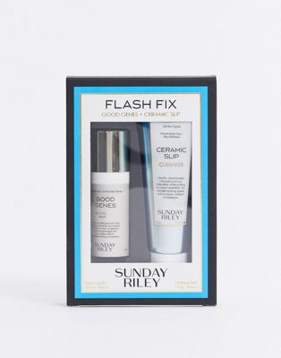 Sunday Riley – Flash Fix Good Genes and Ceramic Slip Kit – Hautpflege-Set-Transparent