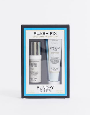 Sunday Riley - Flash Fix Good Genes and Ceramic Slip Kit - Hautpflege-Set-Transparent