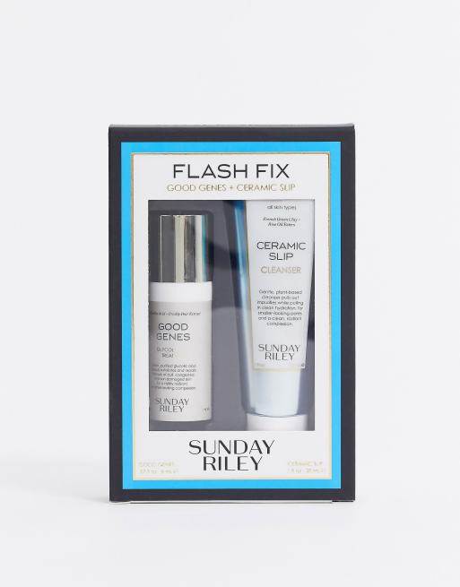 Sunday Riley – Flash Fix Good Genes and Ceramic Slip Kit – Hautpflege-Set