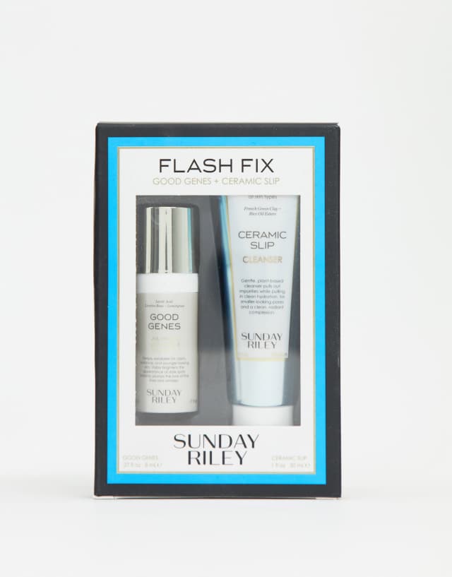 Sunday Riley Flash Fix Good Genes and Ceramic Slip Kit (Save 17%)