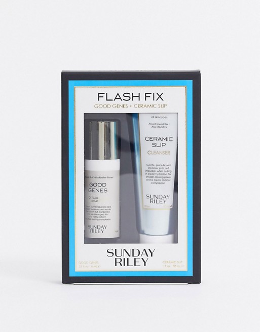 Sunday Riley Flash Fix Good Genes and Ceramic Slip Kit