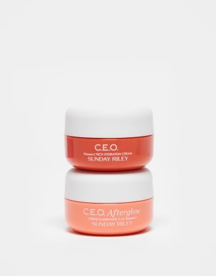 Sunday Riley Hydration Heroes Ceo Cream Duo - 32% Saving-no Color