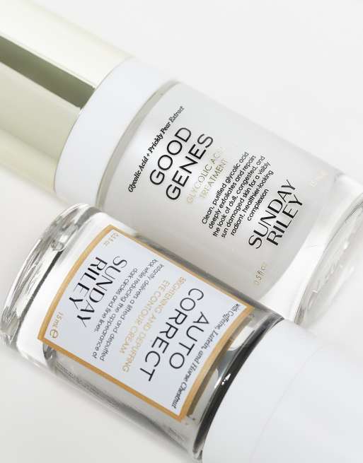 Sunday Riley – Instant Gratification – Good Genes & Autocorrect Duo – Hudvårdsset - spara 38%, 4 av 4