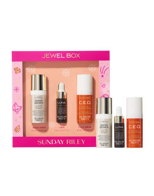 Shop Sunday Riley Jewel Box Skincare Kit Save 33%-no Color