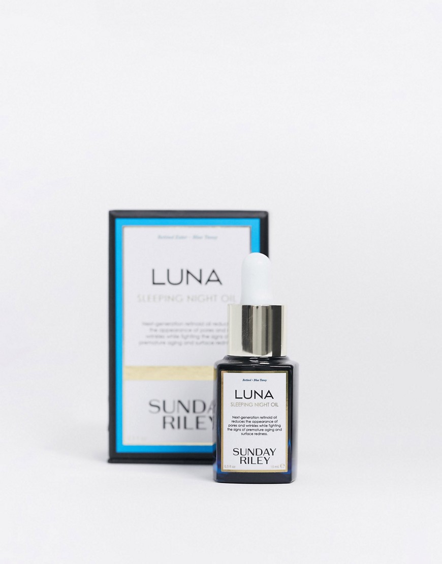 Sunday Riley - Luna Sleeping Night Oil met Retinol & Blue Tansy 15ml-Doorschijnend