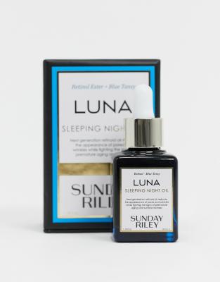 Sunday Riley Sunday Riley Luna Sleeping Night Oil with Retinol & Blue Tansy 35ml-Clear