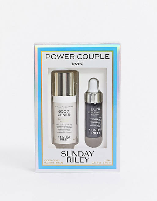 Sunday Riley Power Couple Good Genes & Luna Mini Kit (save 24%)