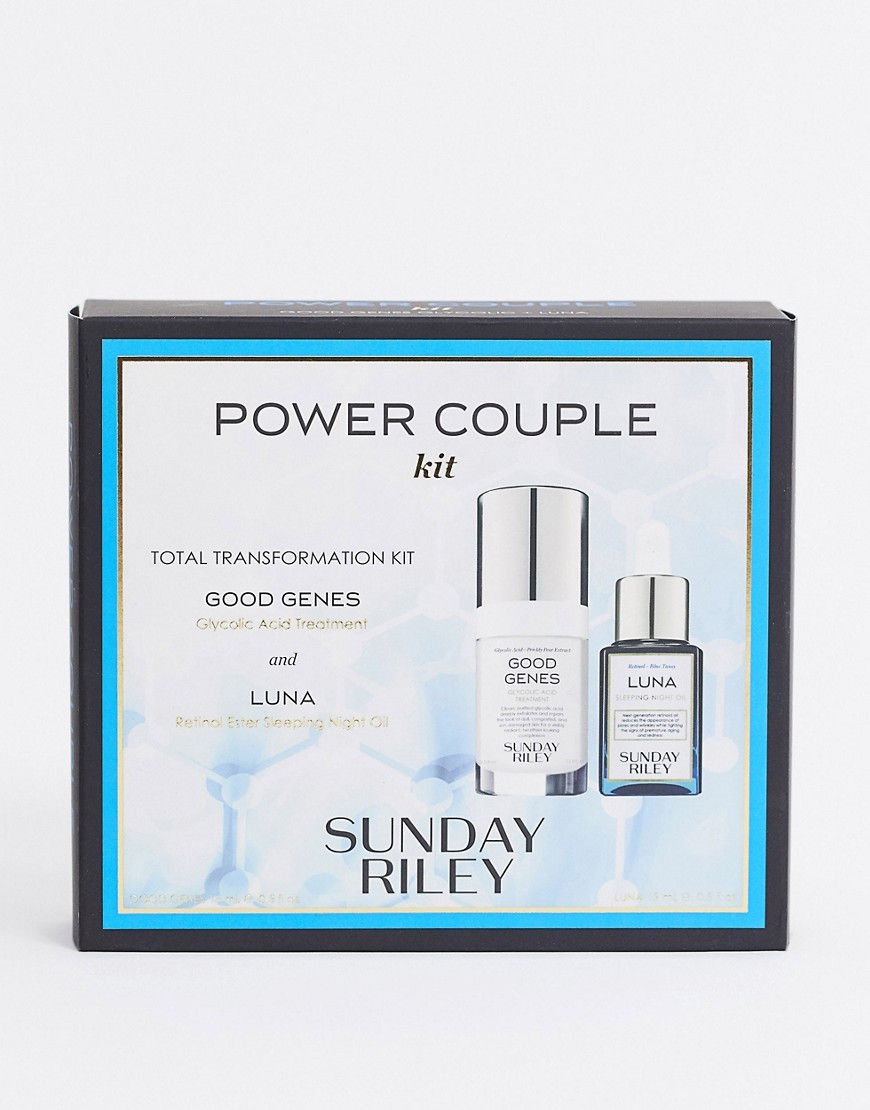 Sunday Riley Power Couple Total Transformation Kit - 24% Saving-Clear