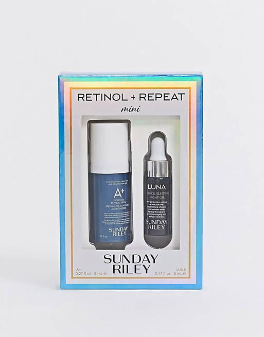 Sunday Riley – Retinol + Repeat – Hudvårdsset för resan