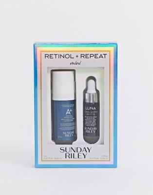 Sunday Riley – Retinol + Repeat Travel Kit – Hautpflege-Set-Transparent