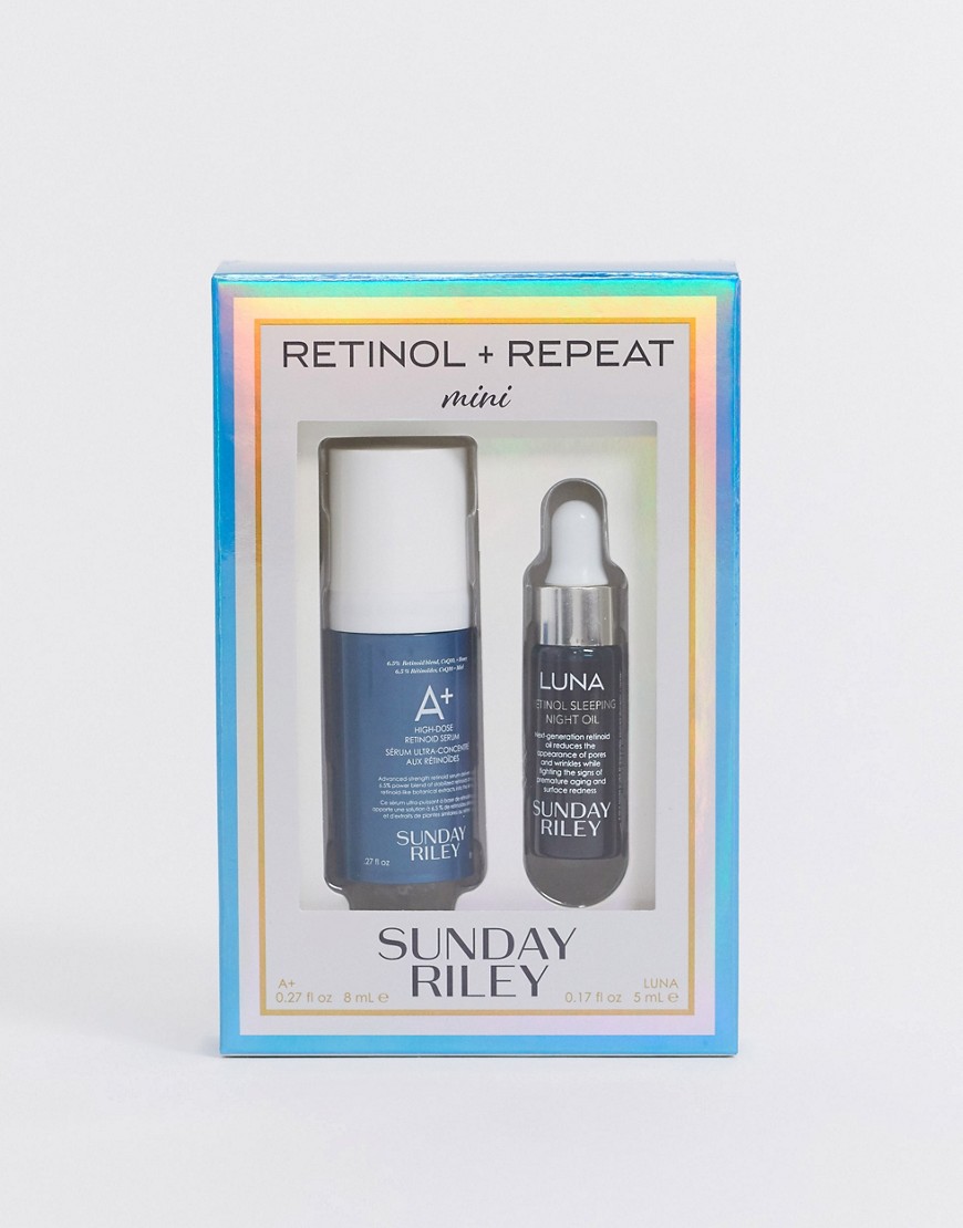 Sunday Riley Retinol + Repeat Travel Kit (Save 32%)-Clear