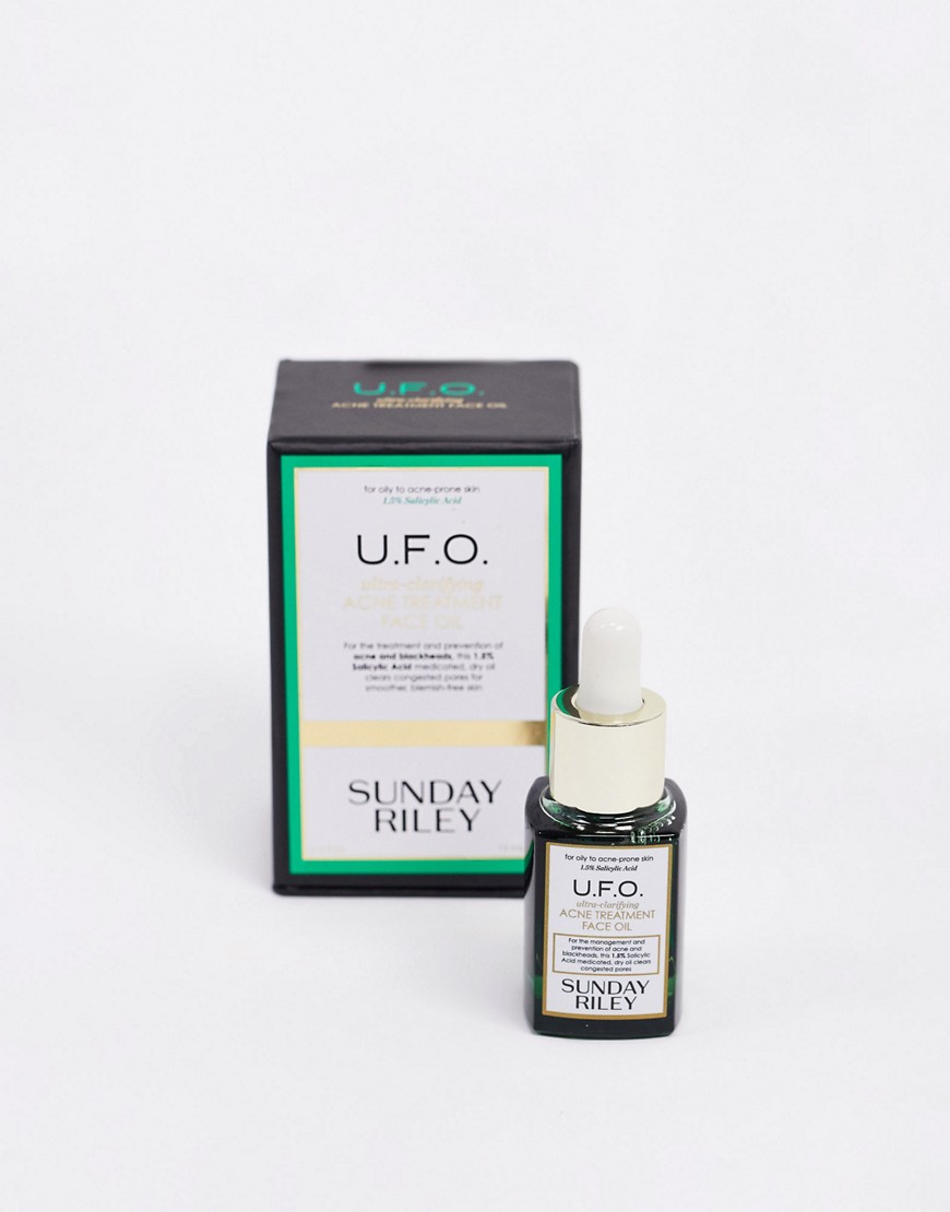 UFO Ultra Clarifying Acne Face Oil with 1.5% Salicylic Acid 0.5 fl oz-Clear
