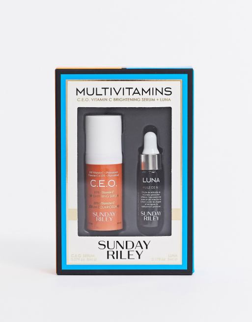 Sunday Riley – Zestaw do pielęgnacji skóry Multivitamins CEO oraz Mini Zestaw Luna – 25% taniej
