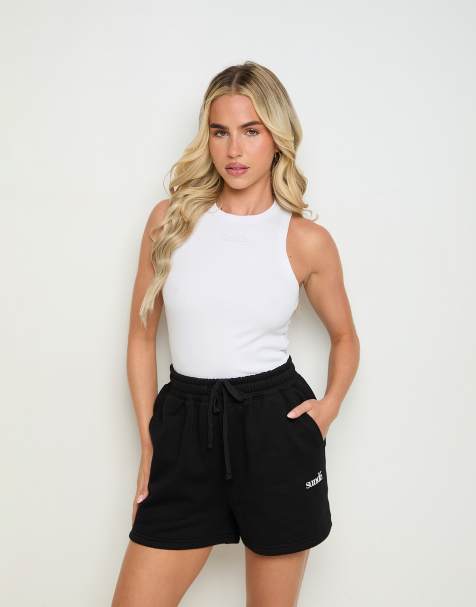 Sundé modal ribbed racer vest in white - view 1