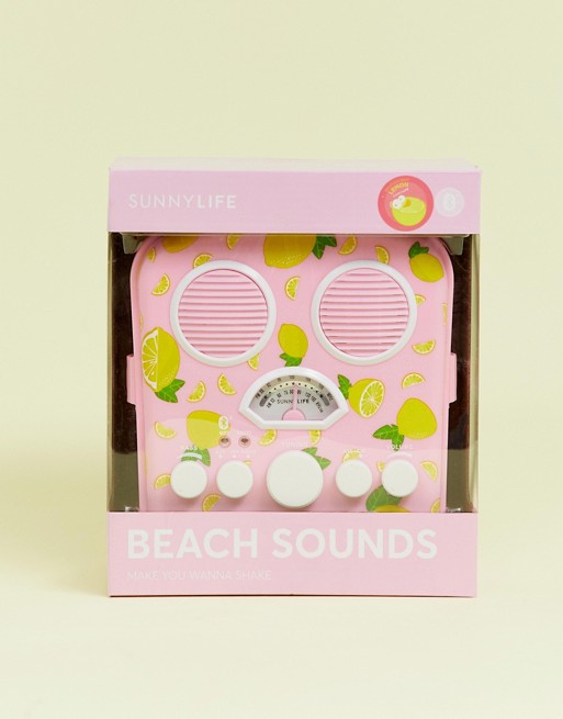 Sunnylife beach sounds in lemon