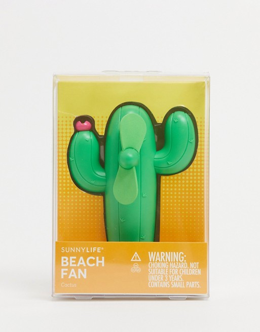 Sunnylife cactus beach fan
