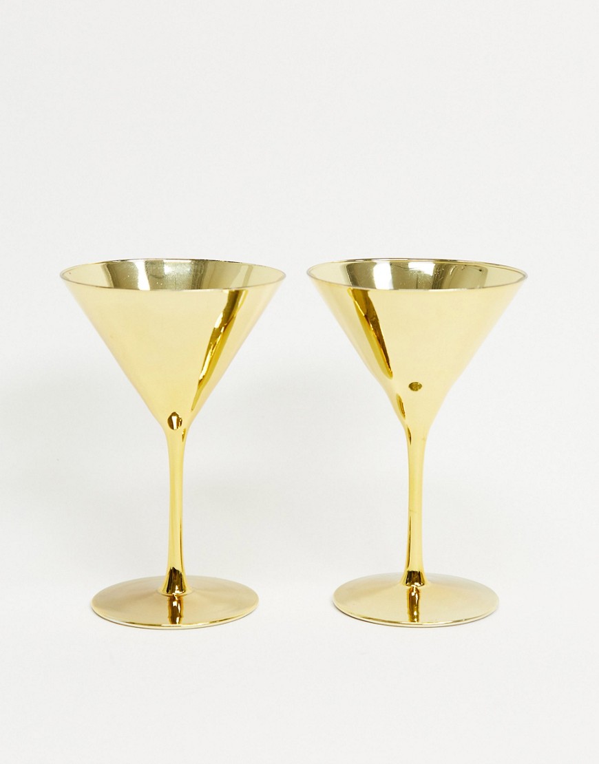 Sunnylife – Cocktailglas, set med 2 glas-Flerfärgad