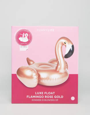 sunnylife rose gold flamingo