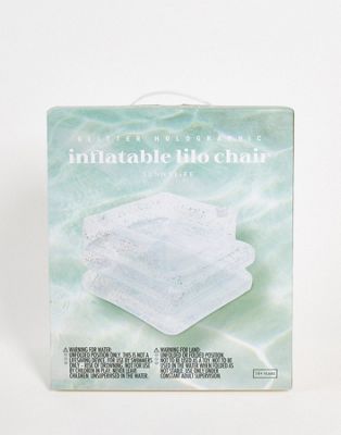 Sunnylife inflateable holographic lilo chair