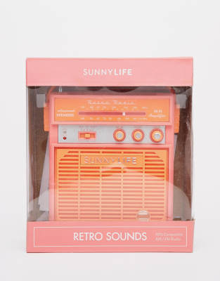 sunnylife retro sounds radio speaker