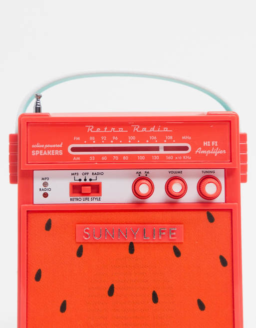 Sunnylife retro best sale sounds radio speaker