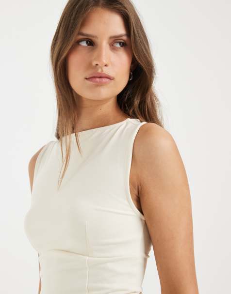 Super Sleek – Yelena – Oberteil in zartem Ecru - view 1
