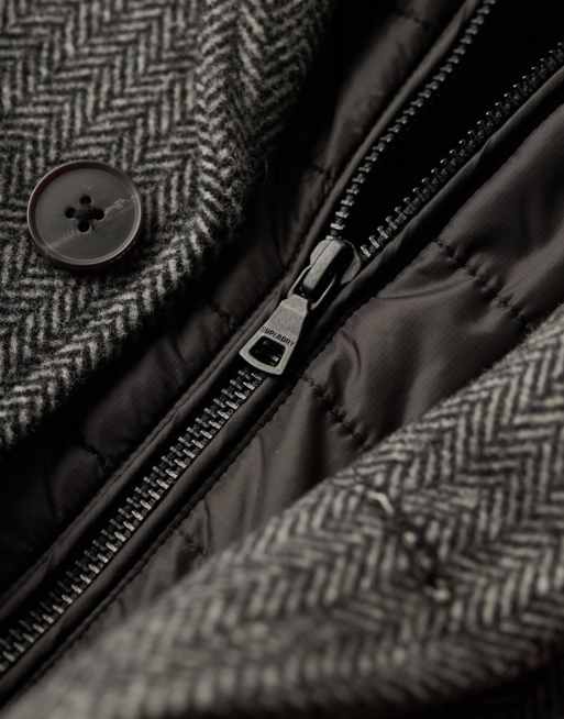 Overcoat superdry sales